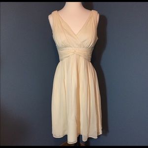Vintage Ivory Silk Dress